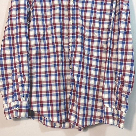 Vineyard Vines French Quarter Plaid Classic Fit Murray Long Sleeve Shirt size XL - Picture 6 of 10